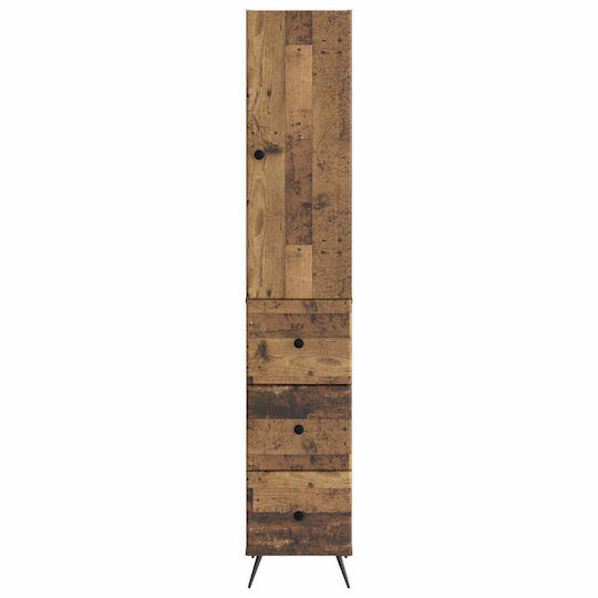 vidaXL Bathroom Floor Column M34.5xL34.5xH90cm Brown