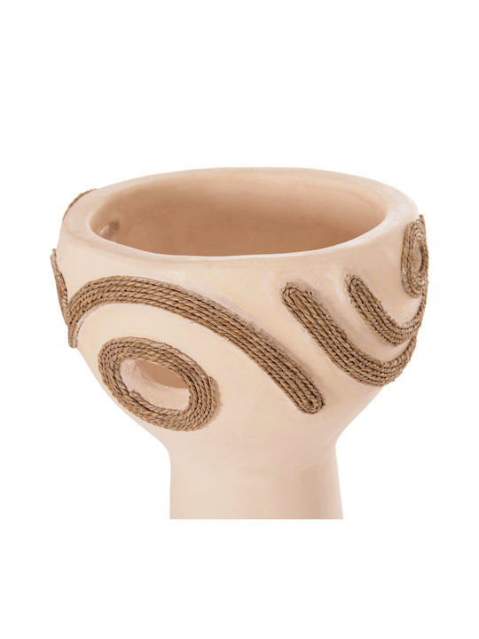 Freebox Tabletop Decor Cream Tortoise and Rope Agel 18x35cm