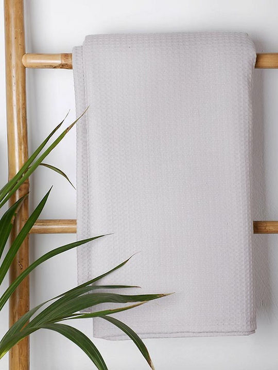 Sunshine Pique Blanket Super Double 220x240cm Light Grey