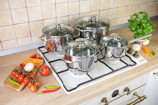 Zokura Altom Edelstahl Töpfe Set 4-teilig