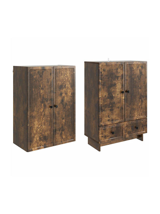Bücherregale Rauchholz Eiche (2Stücke) 66x34.5x95cm