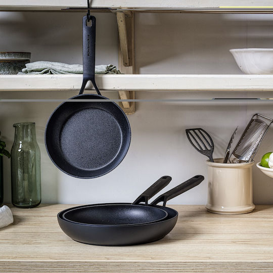 Kitchenaid Set Tigăi din Aluminiu cu Acoperire Ceramică 3 Bucăți