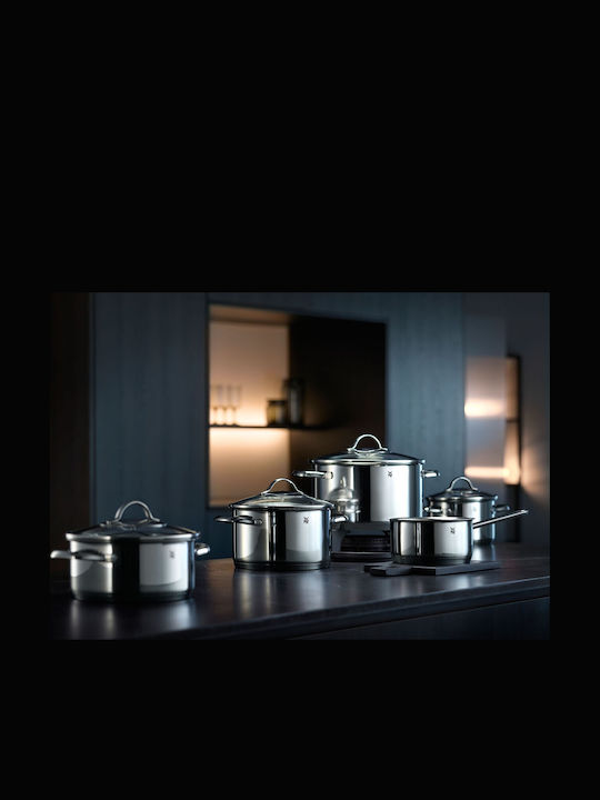WMF Provence Plus Pots Set Made of Stainless Steel with Non-Stick Coating 5 Pieces