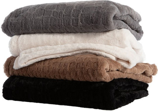 Nef-Nef Homeware Mentor Pelzige Decke Couch 130x180cm
