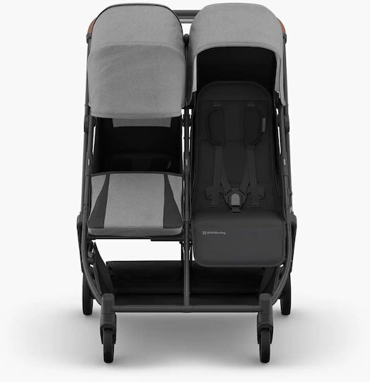 UPPAbaby Minu Duo Double Stroller Suitable for Newborn Charcoal Melange