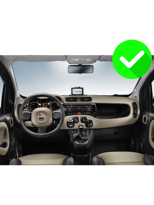 Carmedia Auto-Audiosystem für Fiat Panda 2012-2021 (Bluetooth/USB/WiFi/GPS/Apple-Carplay/Android-Auto) mit Touchscreen 7"