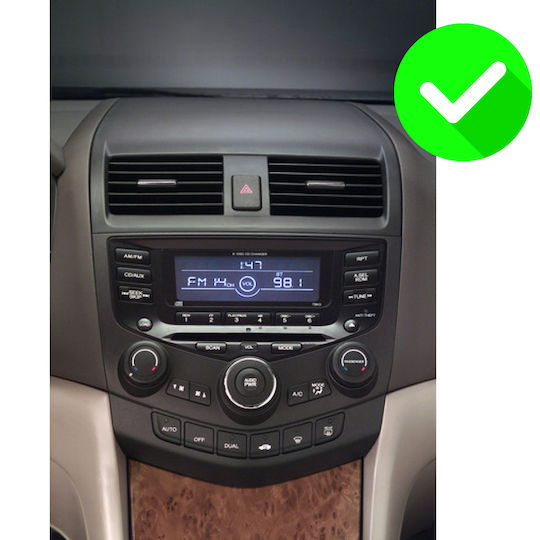 Carmedia Ηχοσύστημα Αυτοκινήτου για Honda Accord 2003-2007 (Bluetooth/USB/WiFi/GPS/Apple-Carplay/Android-Auto) με Οθόνη Αφής 12.3"