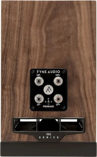 Fyne Audio F500S Paar Passive Hi-Fi-Lautsprecher Buch selbst 50W 1 Weg P20.4xB31.7xH32.5cm Walnuss