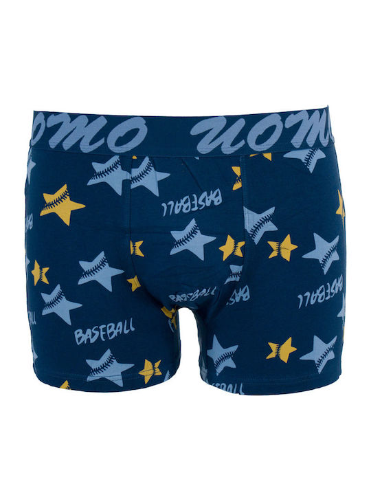 Мъжки Боксерки Многоцветни 4 Броя UOMO-B750-MULTICOLOR