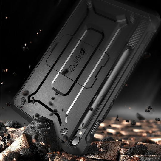 Supcase Unicorn Beetle Pro Flip Cover Μαύρη (Galaxy Tab S9, S9 FE, S10 FE, S10 Lite)