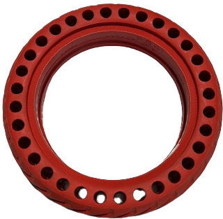 Solid Rubber Tire 8.5x2" Electric Scooters Red