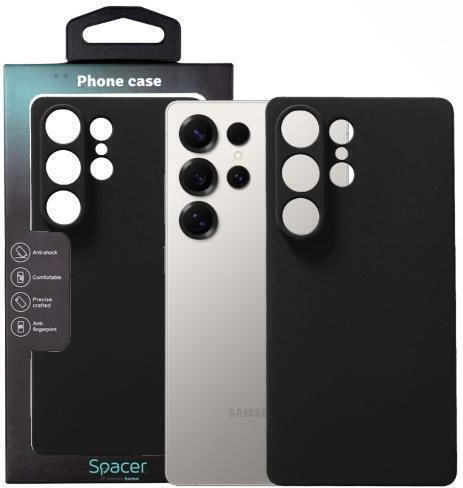 Samsung Galaxy S25 Калъф Spacer Черен 1.5мм Дебелина Гъвкав TPU Материал sppc-sm-gx-s25-tpu