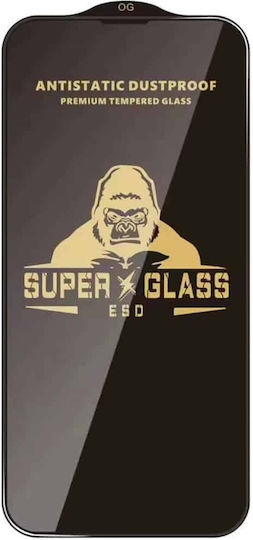 Techsuit Gehärtetes Glas Esd Samsung Galaxy A22 4G Schwarz