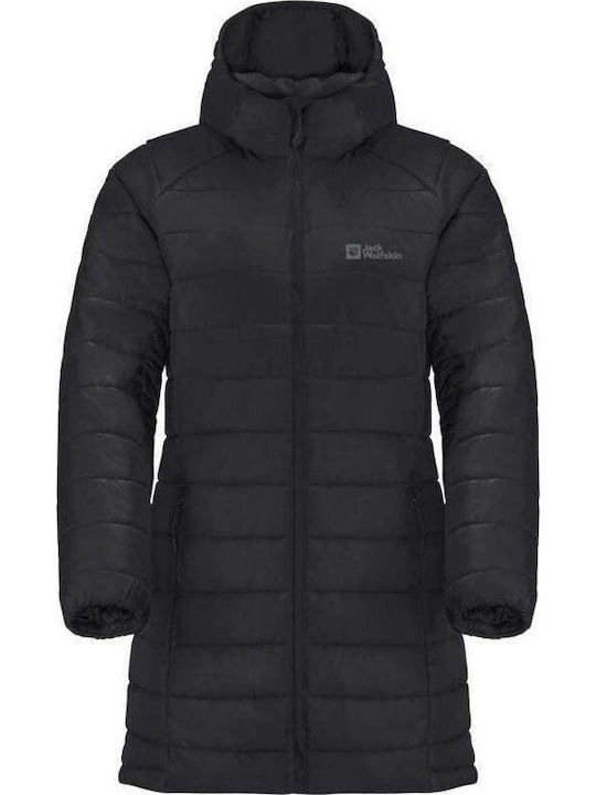 Scurtă Jachetă de femei Puffer Negru
