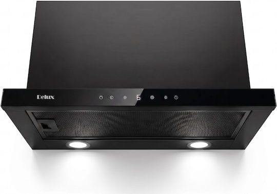Delux Integra Max Retractable Vent Hood 60cm Black