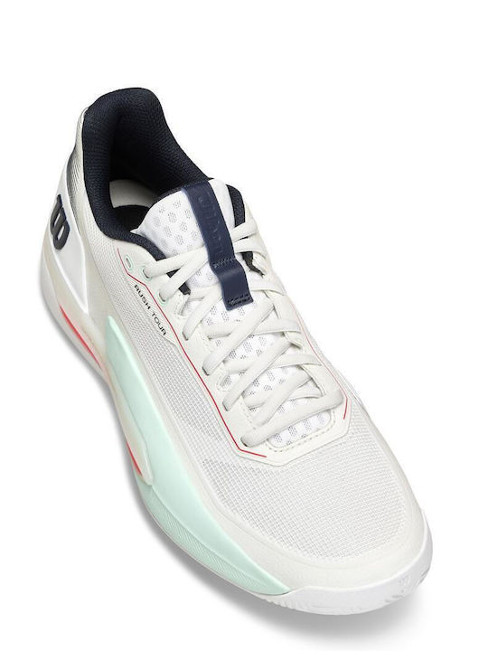 Wilson Rush Men's Tennis Shoes for Hard Courts White