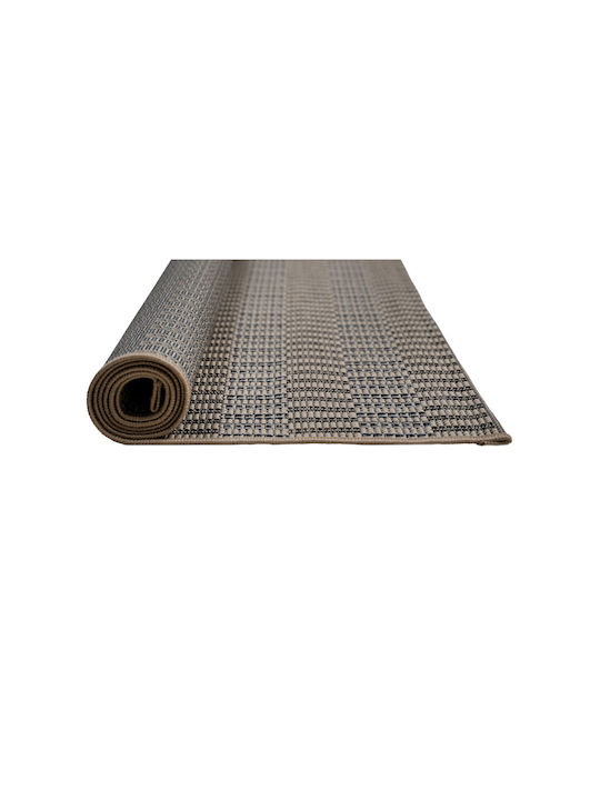 Tzikas Carpets Clyde 23018-095 Σετ Μοντέρνα Χαλιά Κρεβατοκάμαρας Ψάθινα Καφέ 216-0-335-23018-095 3τμχ