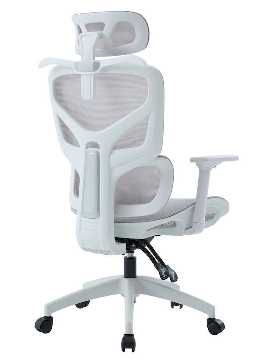 Freebox Office Chair with Recline and Adjustable Arms White