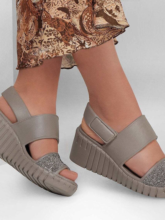 Foamies Pier Ave Anatomic Summer Women's Platforms Brown