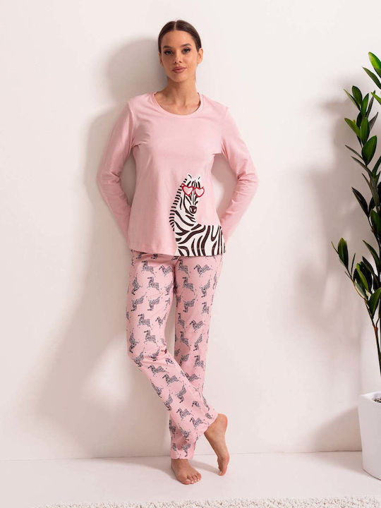 Sofiaman Sofiaman Damen Schlafanzug & Pyjamas Winter Rosa