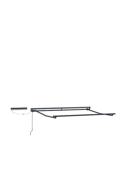 vidaXL Тента Тераса Жълта 2.5x2m