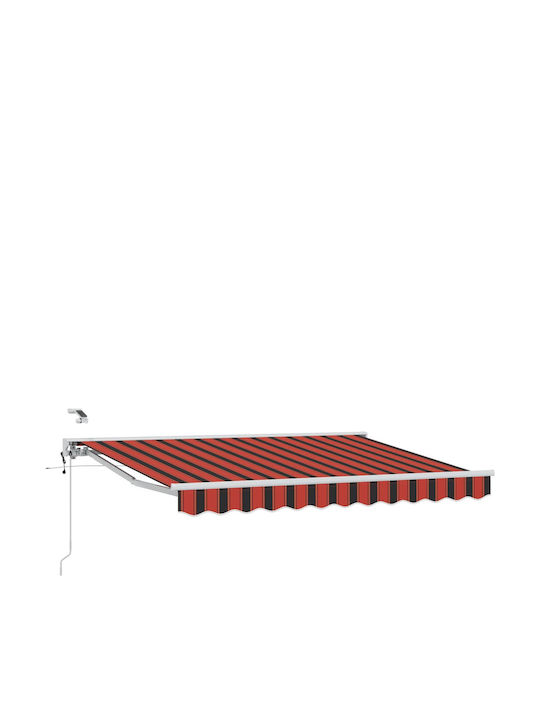 vidaXL Cort Terasă Roz 3.5x2m