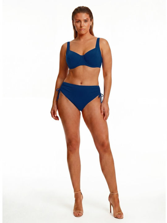 Topuri De Bikini Sutien Cupe E Cu Burete Albastru Închis