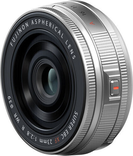 Fujifilm Crop Camera Lens XF 23mm f/2.8 R WR Fixed for Fujifilm X Mount Silver