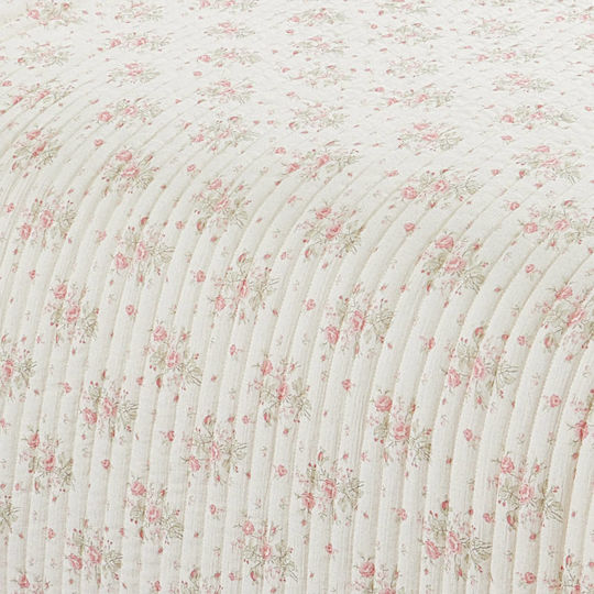 Liolios Home Liolios Home Tagesdecken Übergröße Ivory/Rose 240x260cm