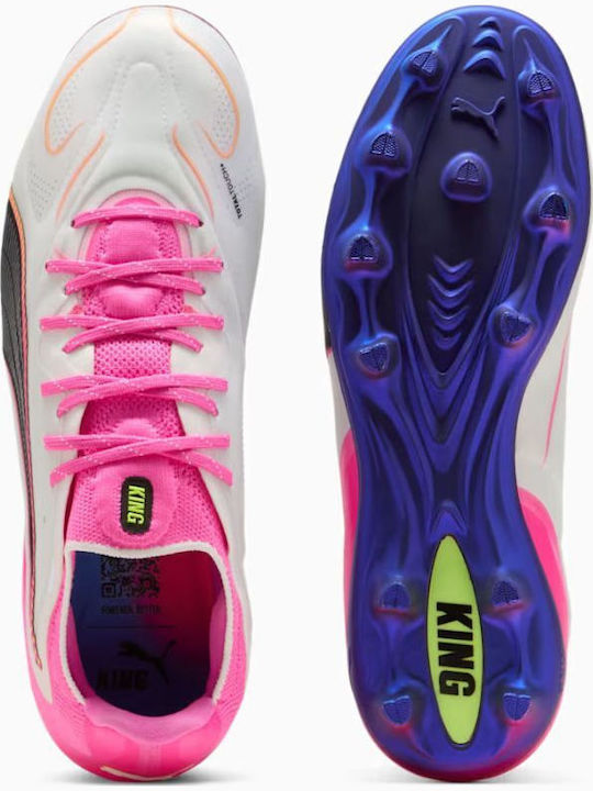 PUMA King 20 Ultimate Футболни Обувки с Бутони FG/AG Многоцветни