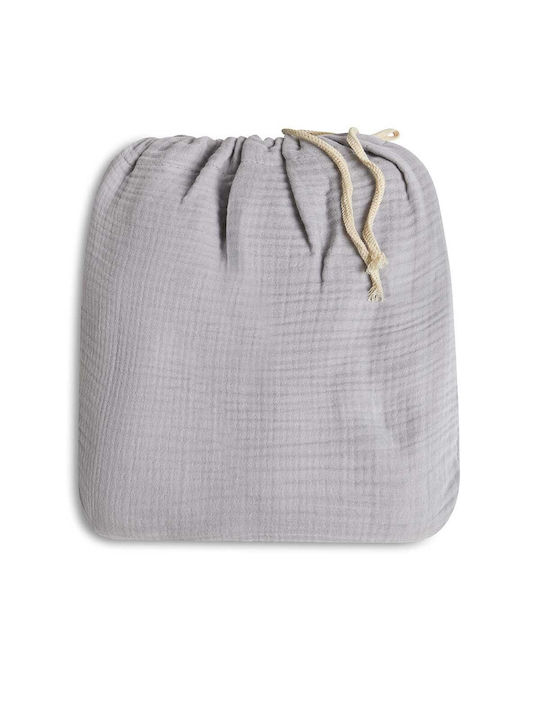 Aigaion Beach Poncho Cotton Gray