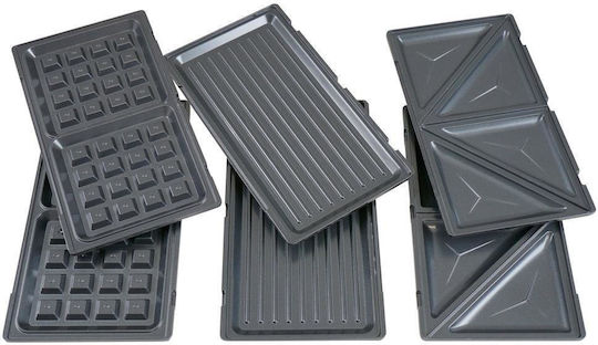 Sandwich Maker Grill with Removable Plates 800W Black