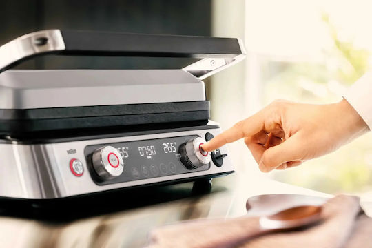 Braun Multigrill 9 Pro Сандвич Мейкър Грилиера с Разделяеми Плочи 2200W