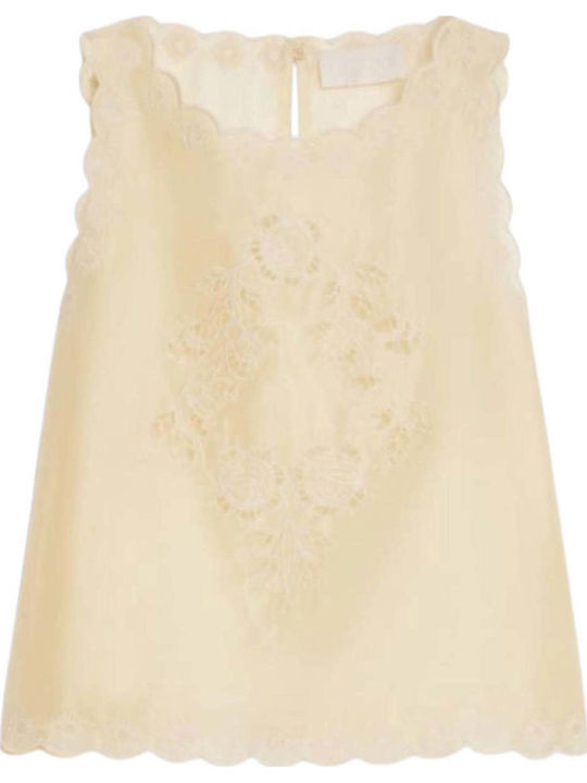 Damen Bluse Beige