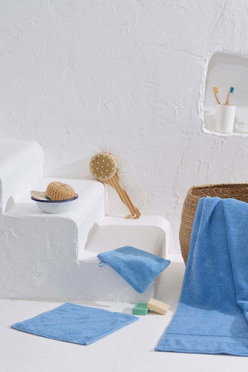 Homelovers 30x30cm Blue Bath Towel Weight 500gsm