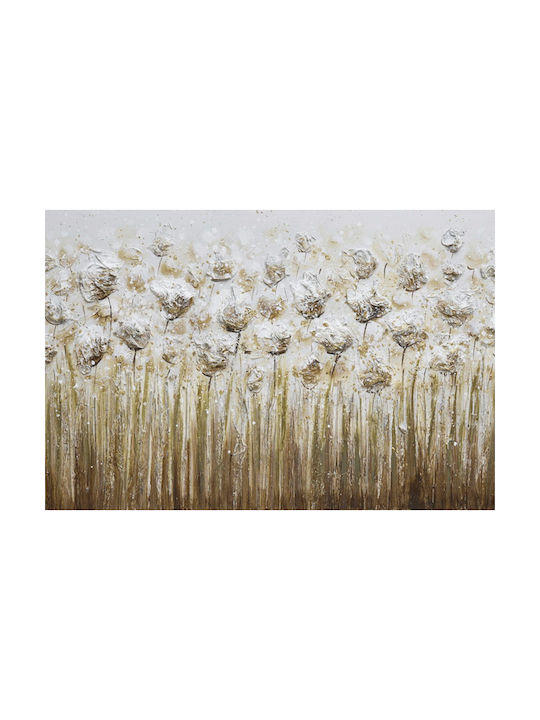 Karvounis Flowers Painting on Canvas 60x90cm