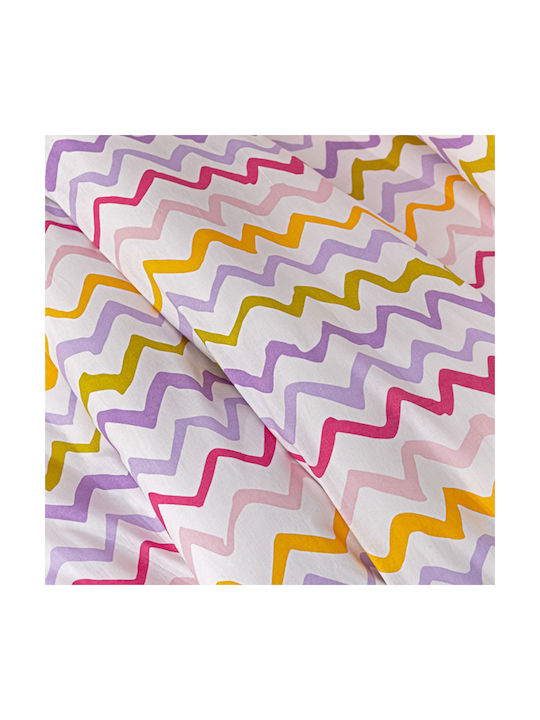 Guy Laroche Single Cotton Sheet Set Funny Pink 165x250cm