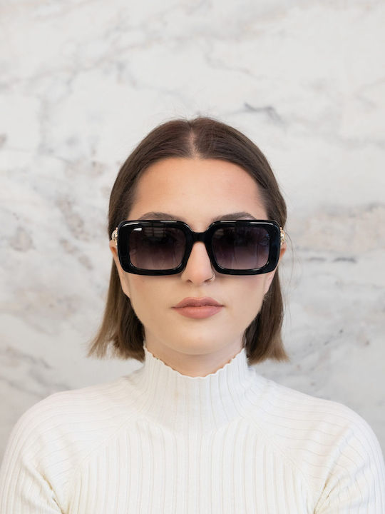 Monte Napoleone Black Sunglasses With Frame