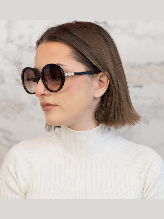 Monte Napoleone Women's Sunglasses with Brown Frame and Brown Lenses MN522619-C3