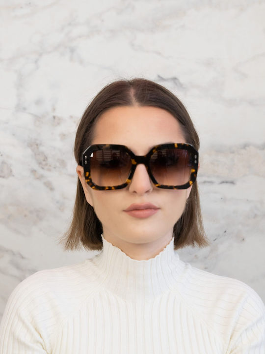 Monte Napoleone Sunglasses Brown With Frame