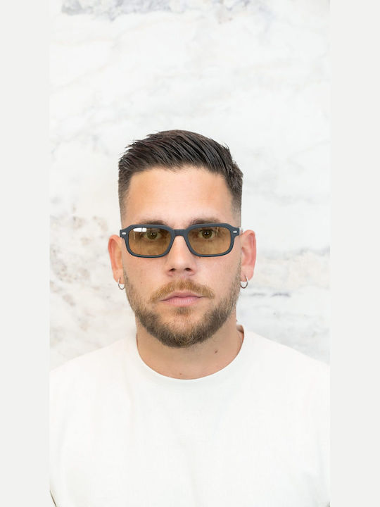 Tailor Made Unisex Sonnenbrillen mit Schwarzem Rahmen und Gelben Gläsern TM15326-C5