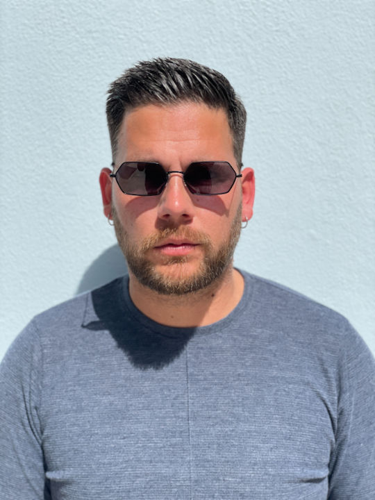 Tailor Made Unisex Sonnenbrillen mit Schwarzem Rahmen und Grauen Gläsern TM15293-C5