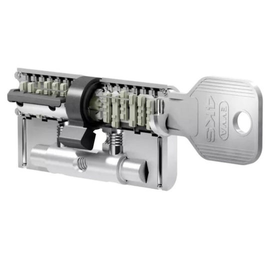 EVVA Security Lock Cylinder 80mm (30-50) with 4 Keys 4pcs