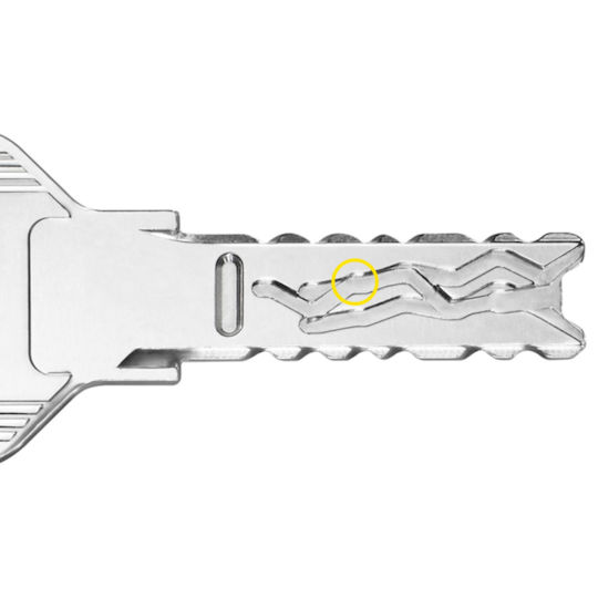 EVVA Security Lock Cylinder 80mm (30-50) with 4 Keys 4pcs