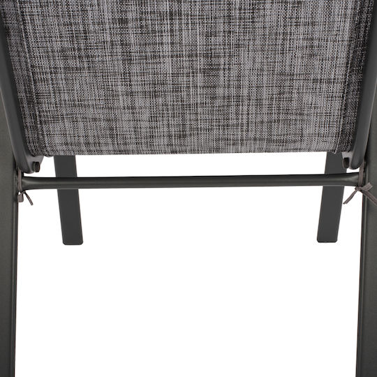 Set Sala De Mese Pentru Exterior 5 Piese Gri Cu Perne