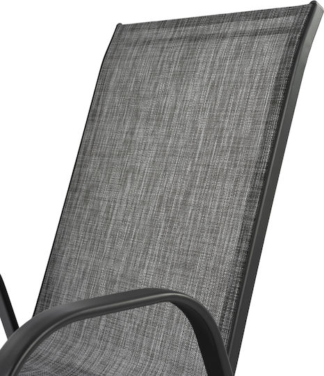 Dining Set For Small Outdoor Spaces Leon 3 Pieces Gray