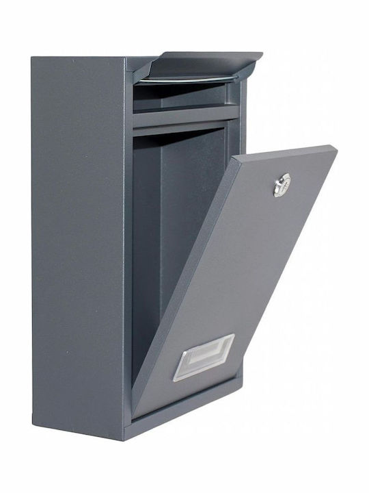 Saska Garden Outdoor Inox Mailbox In Pink Colour 21.5x9x31cm