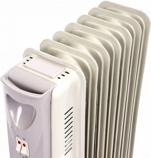 Oil Filled Radiator with 6 Slices 1500W