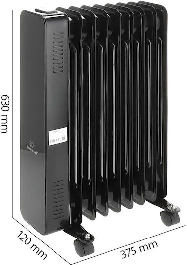 Mission Air Oil Filled Radiator with 8 Slices 2000W