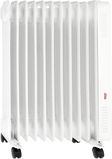 Mission Air Oil Filled Radiator with 10 Slices 2500W